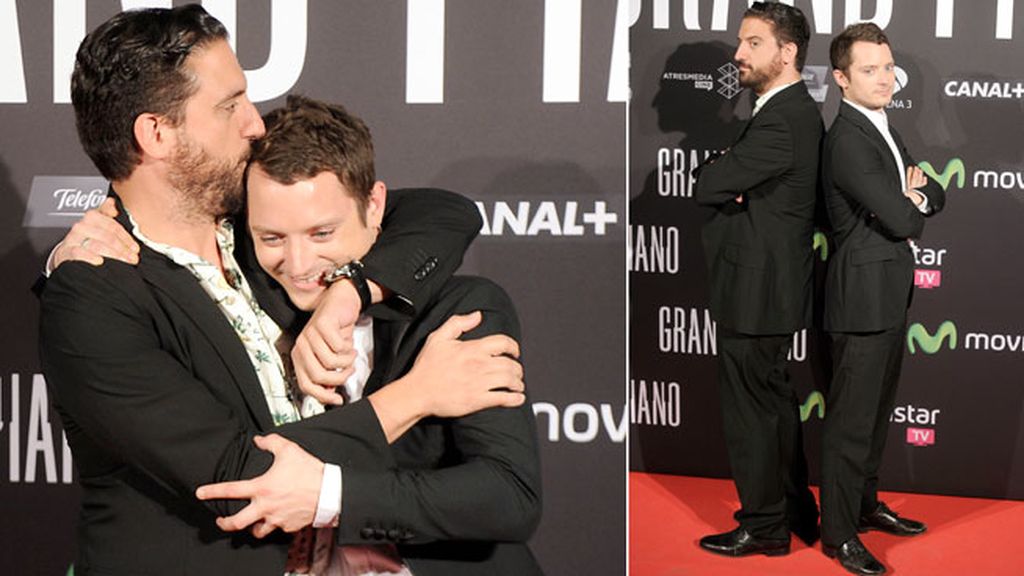 Elijah Wood y Eugenio Mira compartieron divertidos momentos sobre la alfombra roja