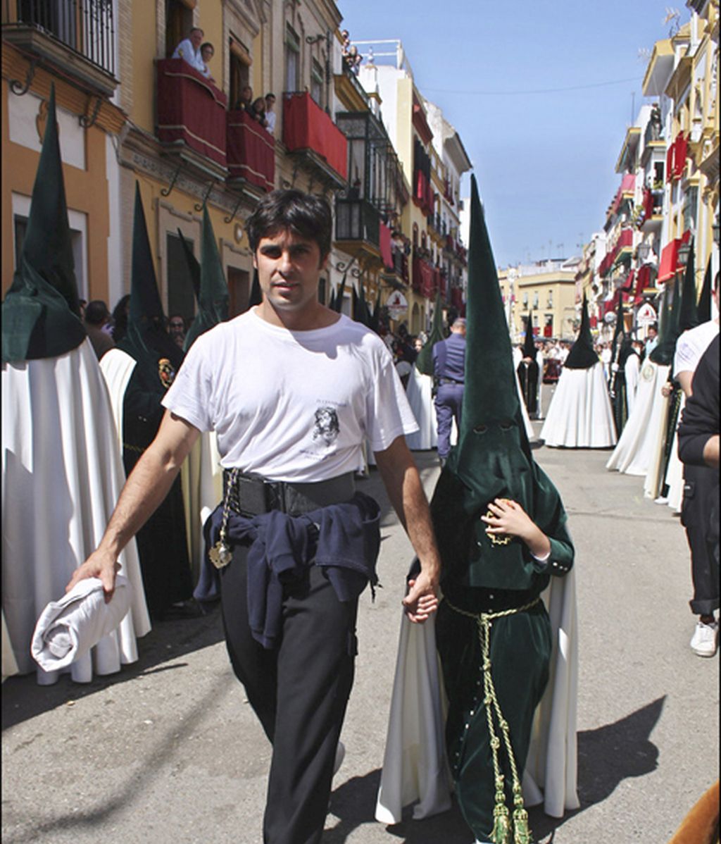 Famosos devotos en Semana Santa