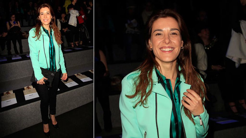 Raquel Sánchez Silva en el desfile de Duyos