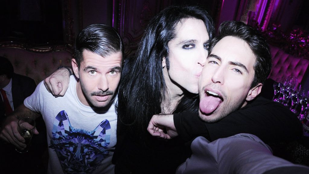 Disfrutando de la fiesta con Pedriño y Mario Vaquerizo