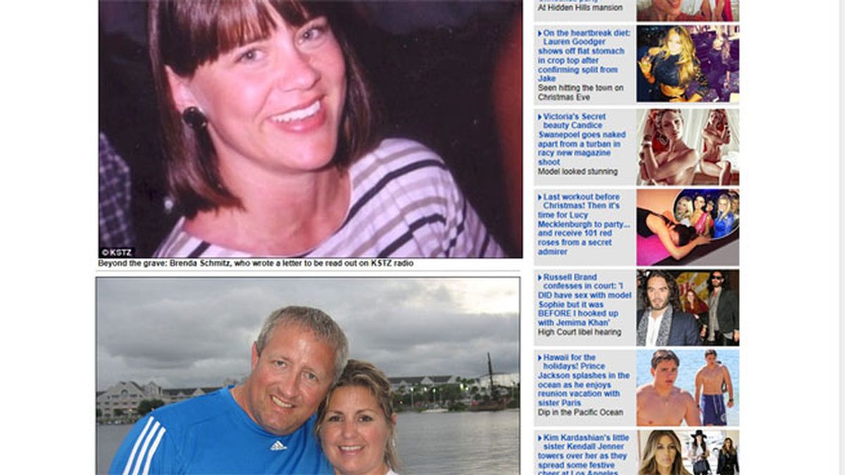 Brenda Schmitz conmociona las ondas con su emotiva carta de amor a su marido dos años después de su muerte