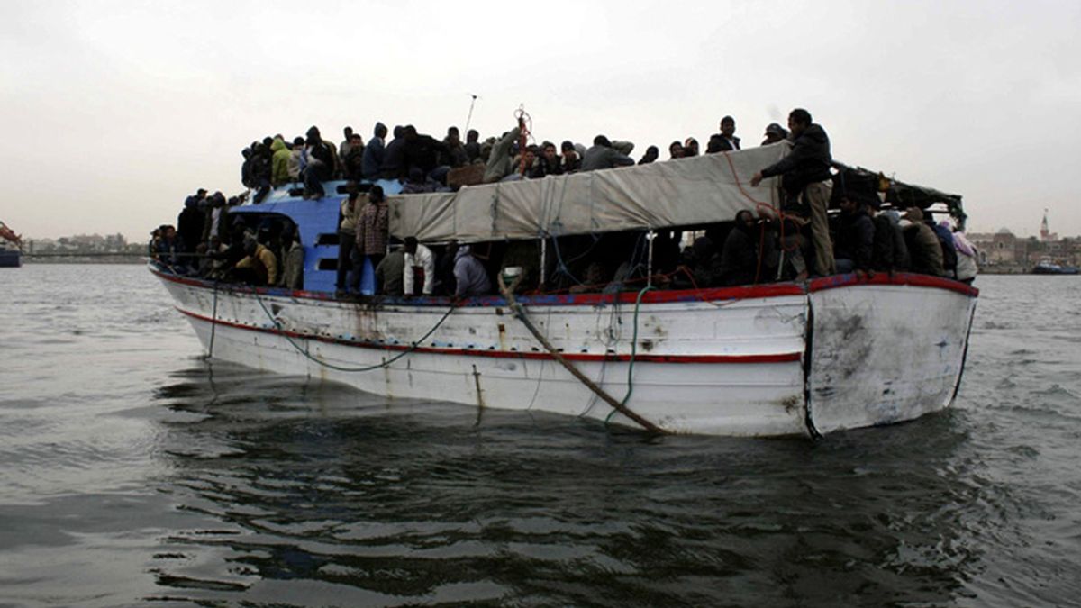 Imágen de una embarcación Libia