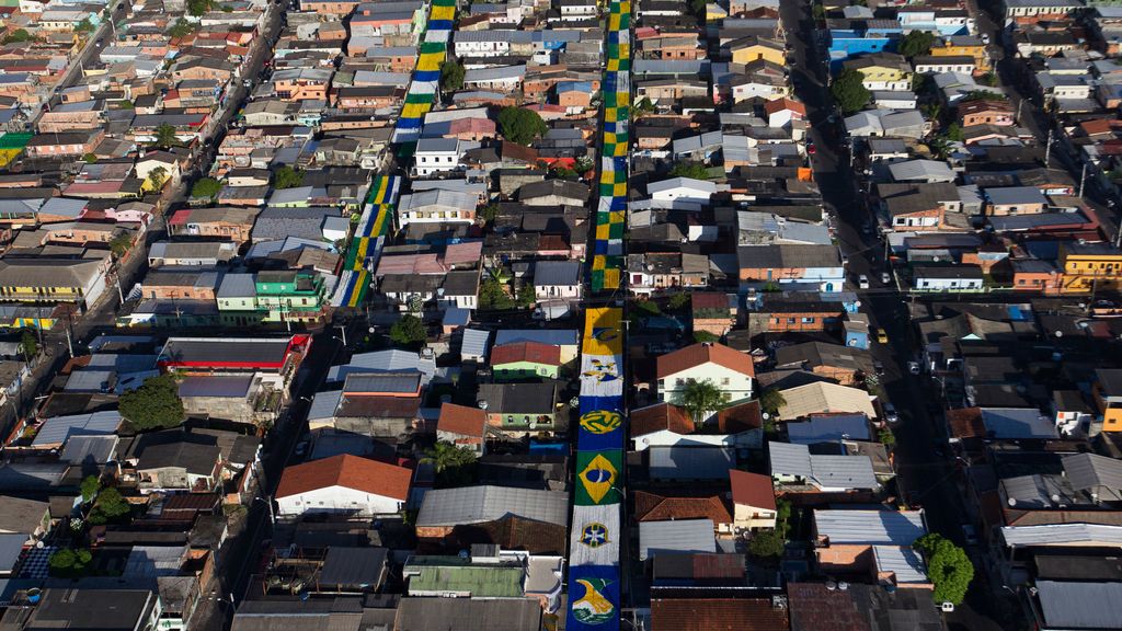 Vista aérea del Barrio de Alvorada