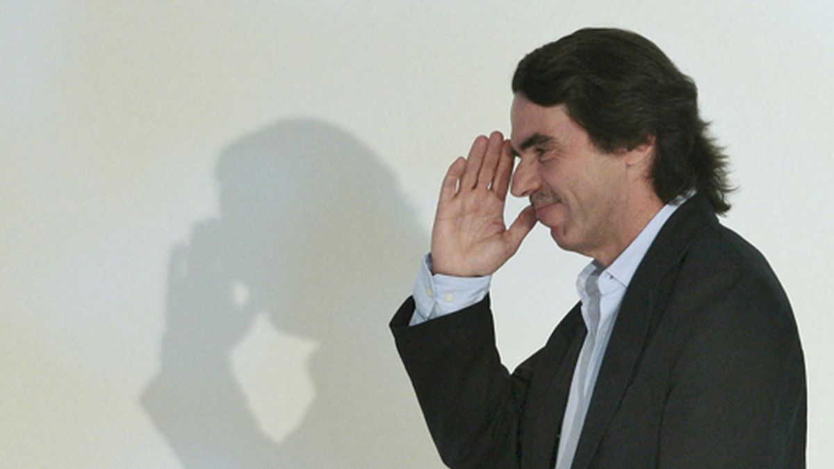 El presidente de honor del PP, José María Aznar, se ha negado a hacer declaraciones. Foto: EFE