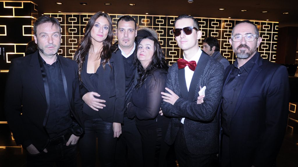 Con Bernardo Corachán y el equipo de DyP Comunicación, que ha organizado la fiesta del 15 aniversario de Boss Bottled