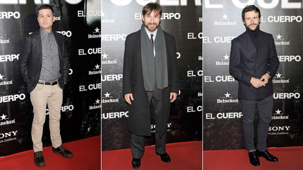 Belén Rueda deja 'solos' a Hugo Silva y Coronado en el estreno de 'El cuerpo'