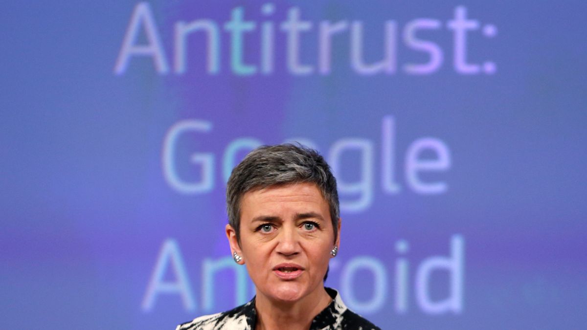 Margrethe Vestager defiende la acusación contra Google