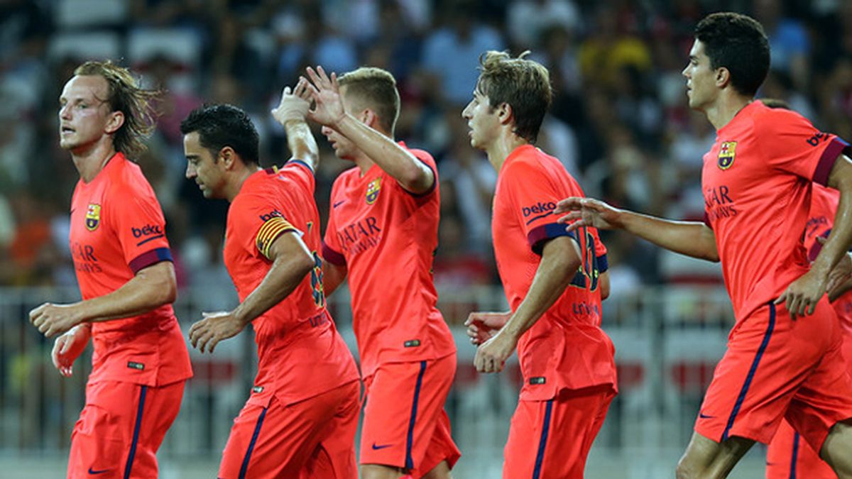 El Barça empata en Niza con Xavi de líder