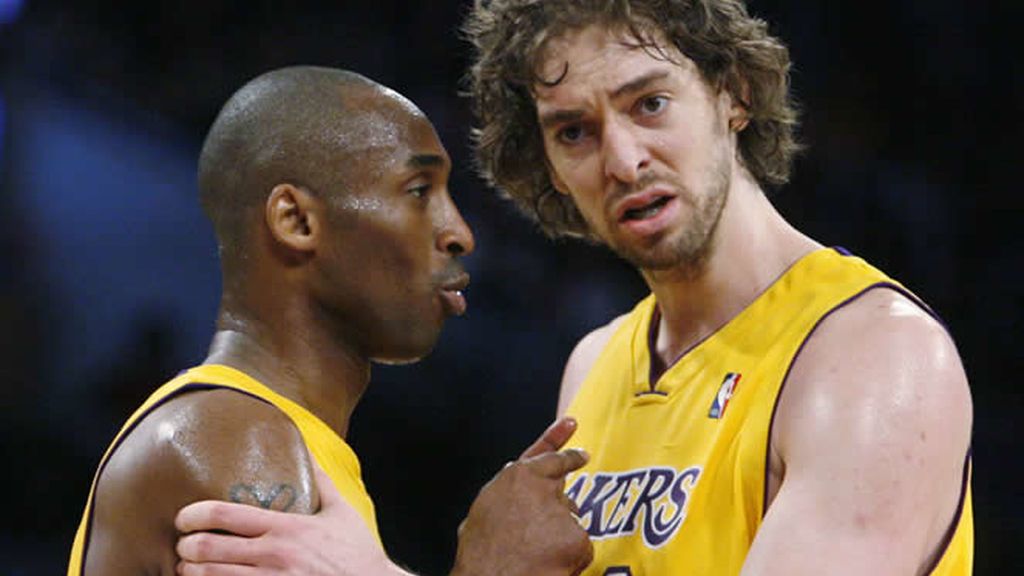Kobe Bryant y Pau Gasol