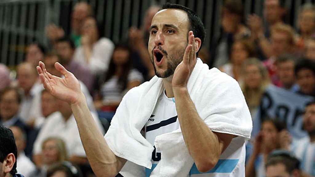 Manu Ginóbili con Argentina