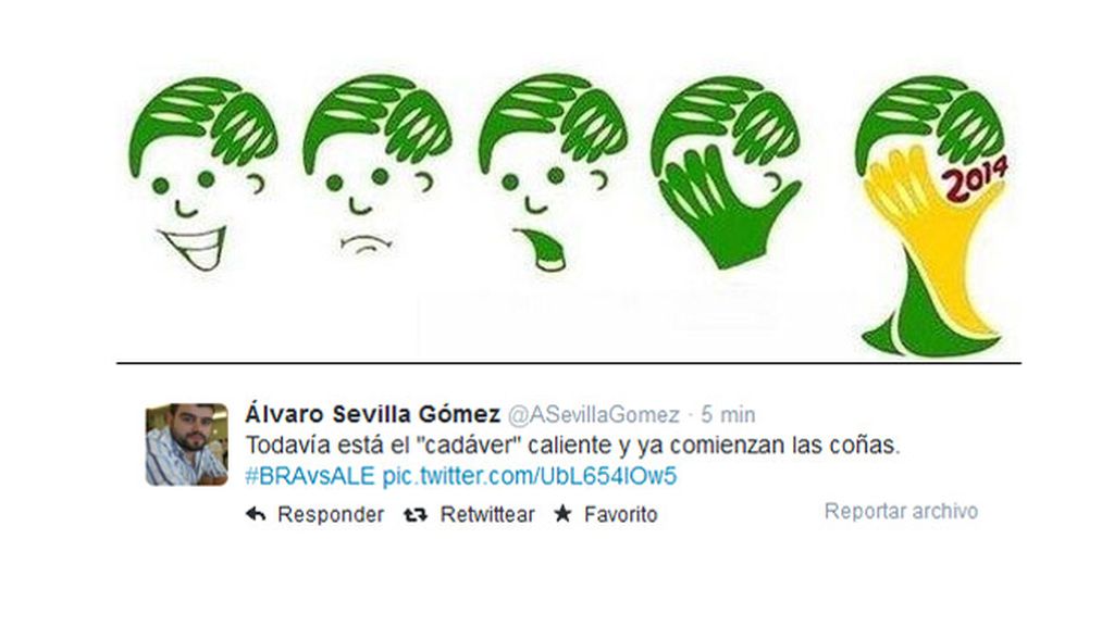 Los memes de una goleada para la historia