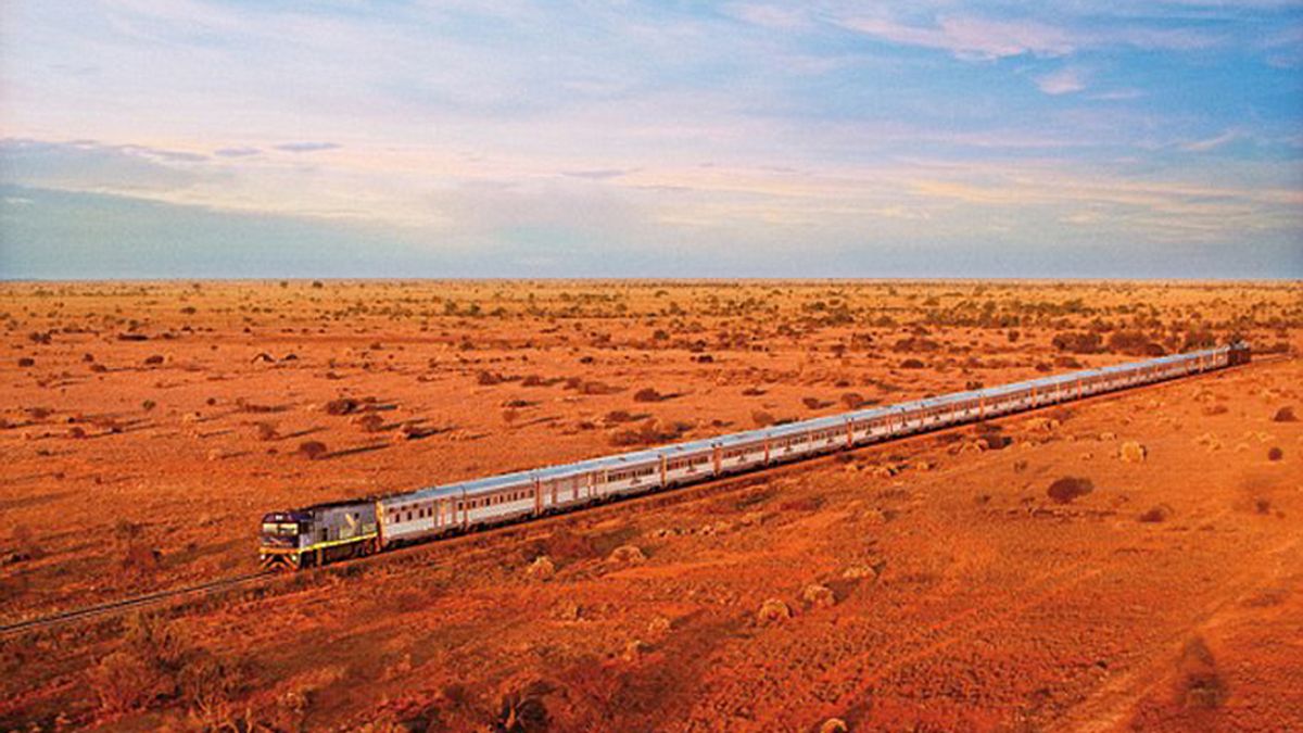 El Ghan, un tren de más de un kilómetro de longitud
