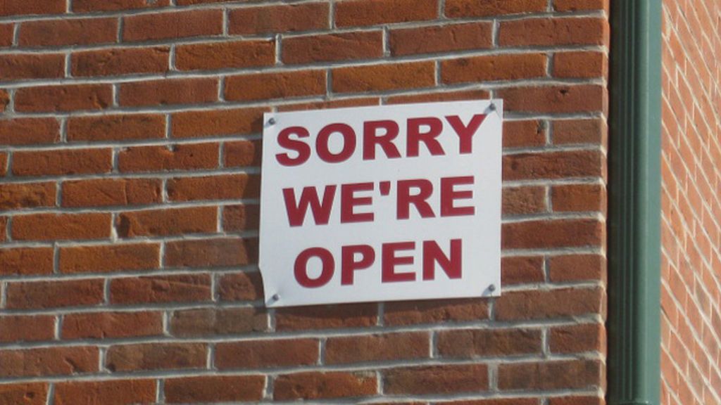 Perdón, estamos abiertos