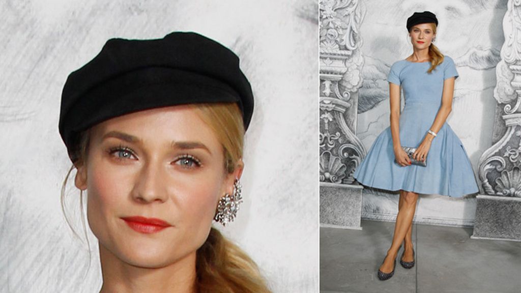 Ladylike rompedor: Diane Kruger sí sabe combinar los ear cuff