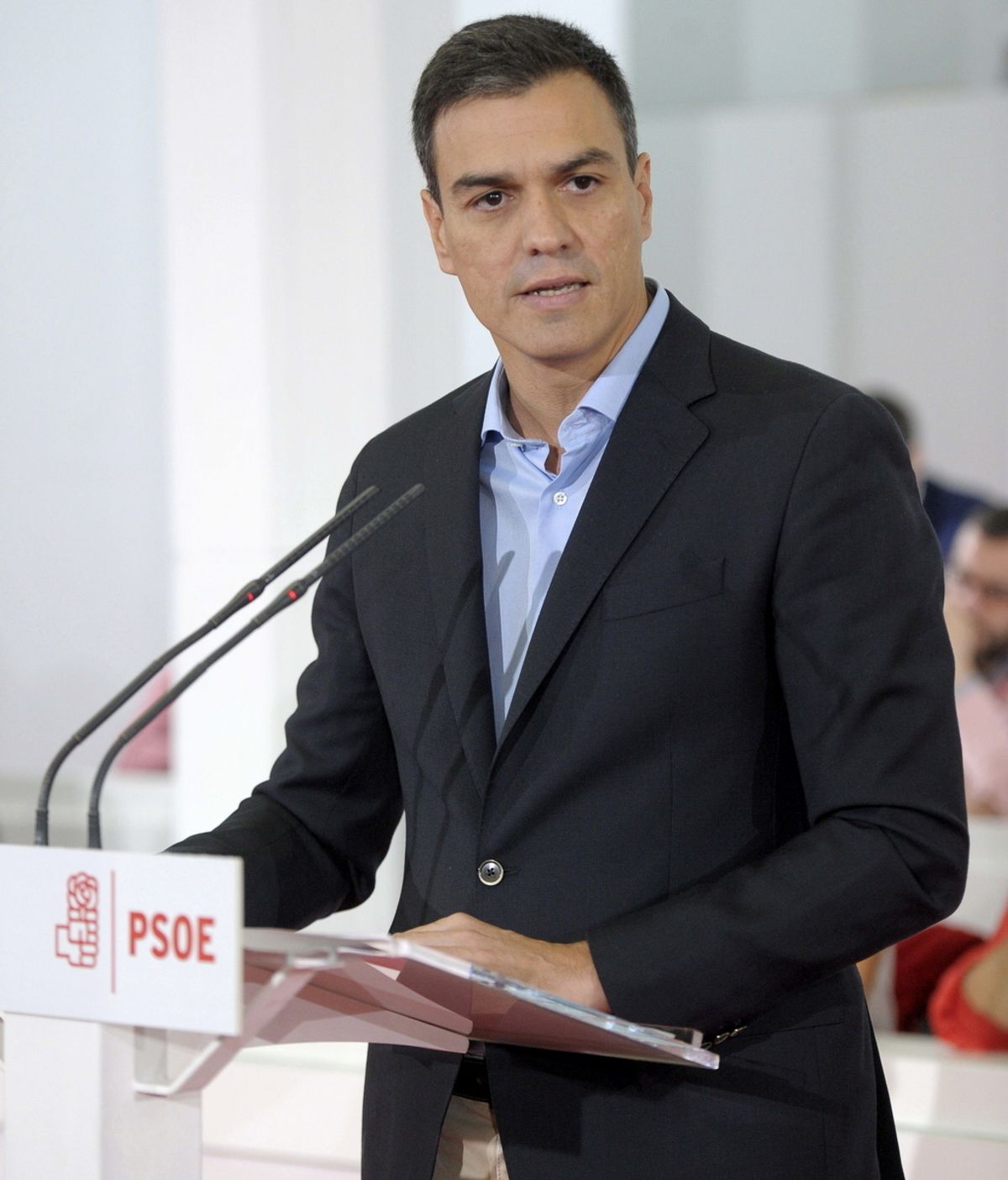 Pedro Sánchez durante el Comité Federal