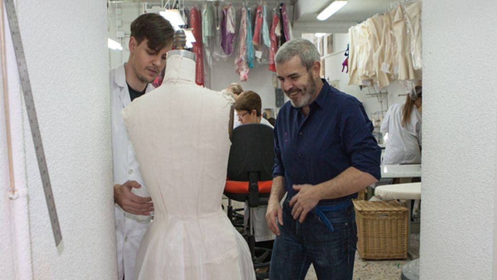 interior del taller de Lorenzo Caprile