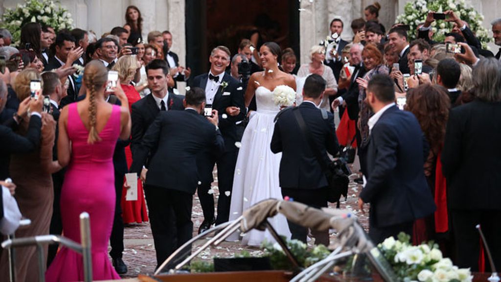Tenis y fútbol: la romántica boda en Venecia de Ana Ivanovic y Bastian Schweinsteiger