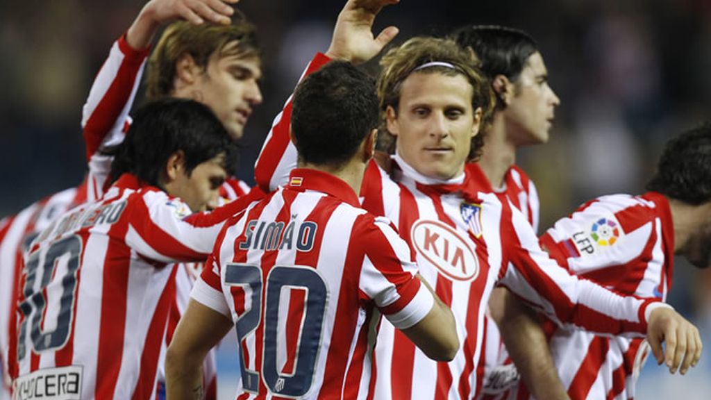 Soberbio partido del Atleti frente al Valencia Soberbio partido del Atleti frente al Valencia