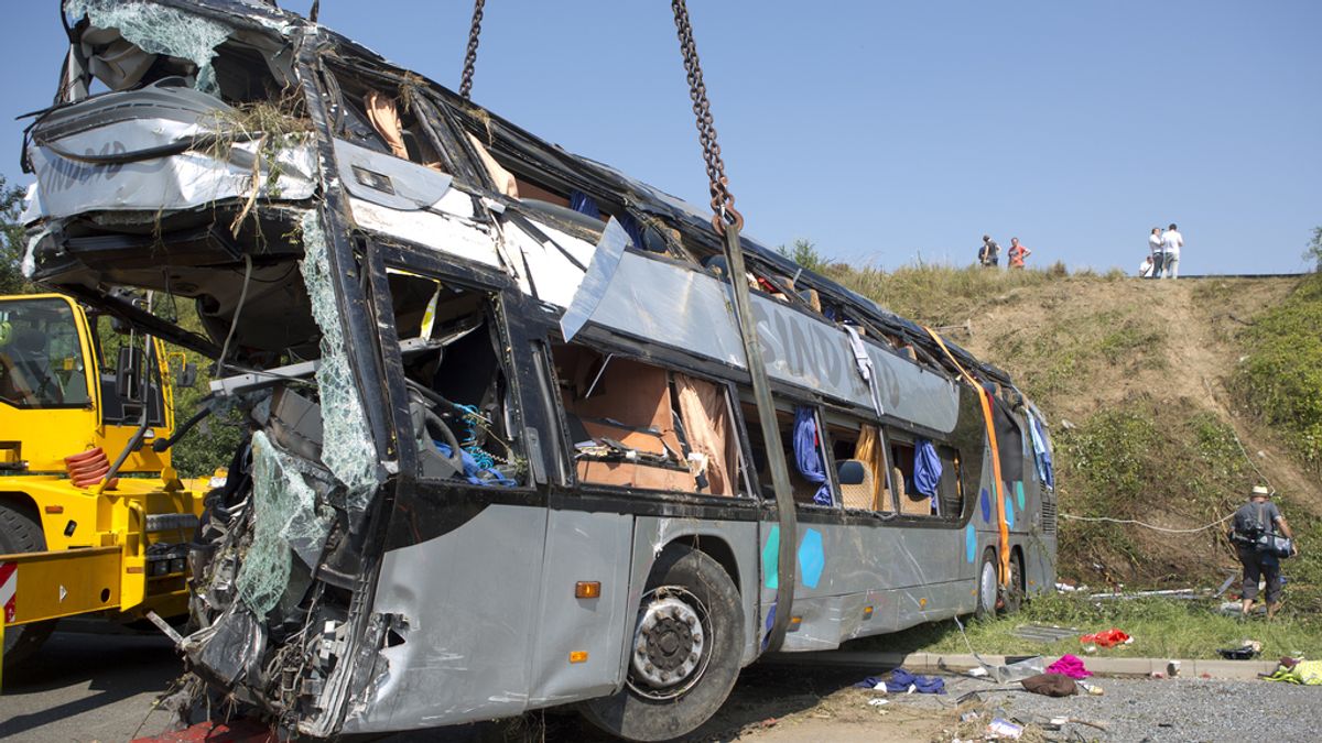 Nueve muertos y 43 heridos en un accidente de autobuses en Alemania