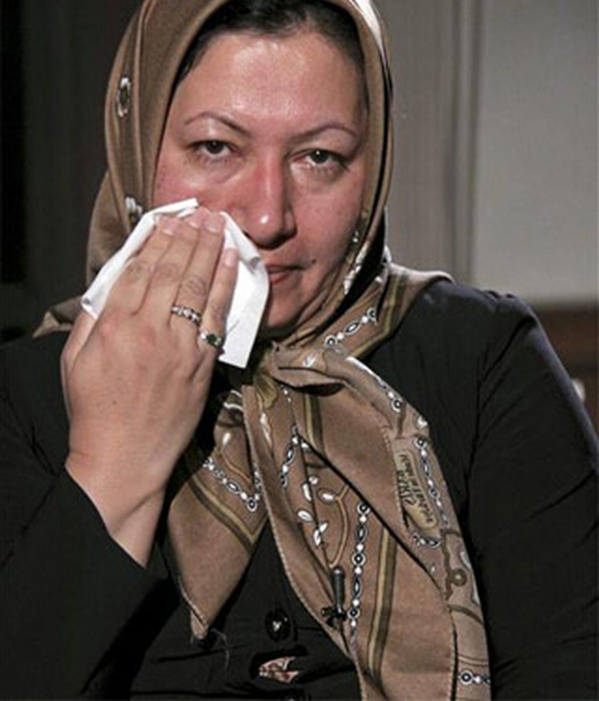 Imagen cedida por la cadena iraní Press TV el 9 de diciembre de 2010 de Sakineh Mohammadi Ashtiani, ciudadana iraní condenada a morir lapidada por cometer adulterio. EFE/Archivo