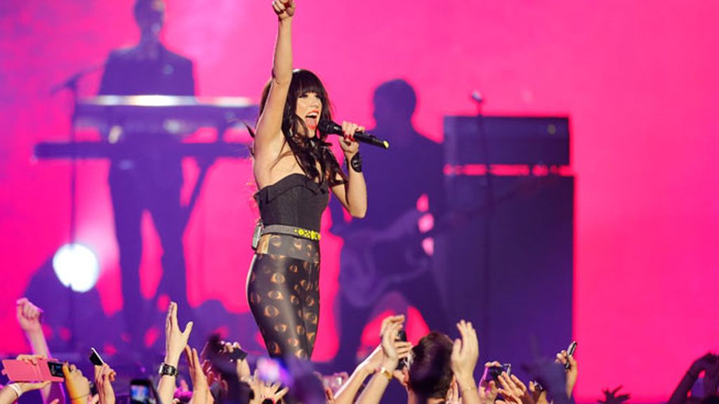 Carly Rae Jepsen durante su actuación