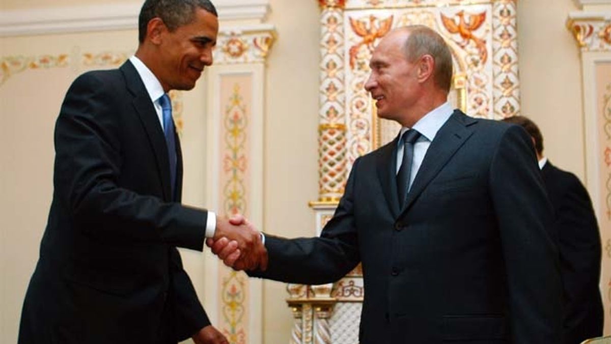 Cordialidad de Obama y Putin