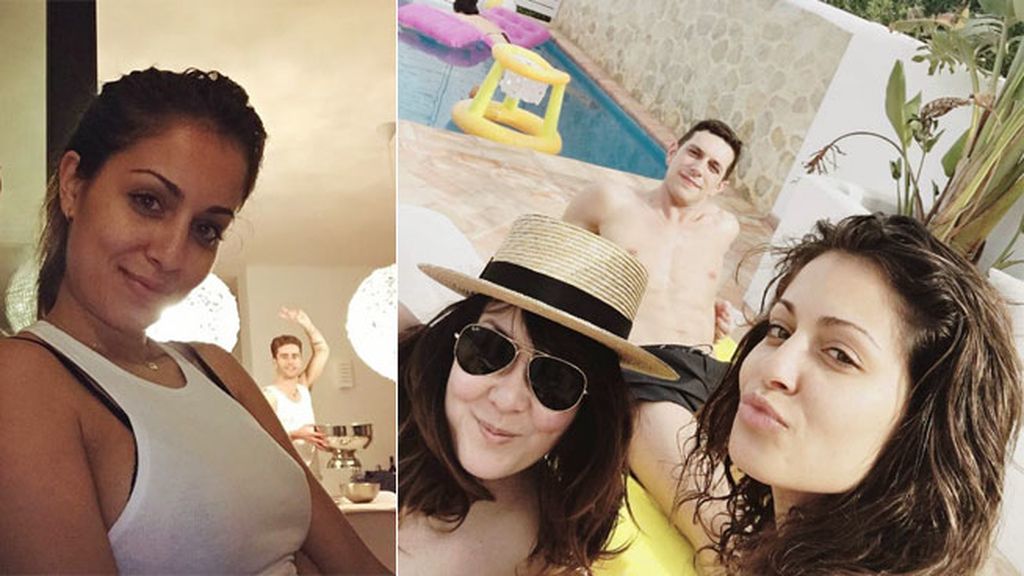 Piscina, chiringuito y amigos: el fiestón ibicenco de dos días por los 30 de Pelayo