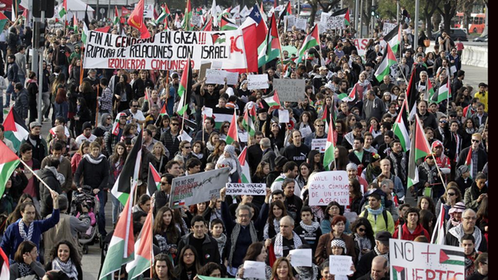 Manifestaciones en todo el mundo por Palestina