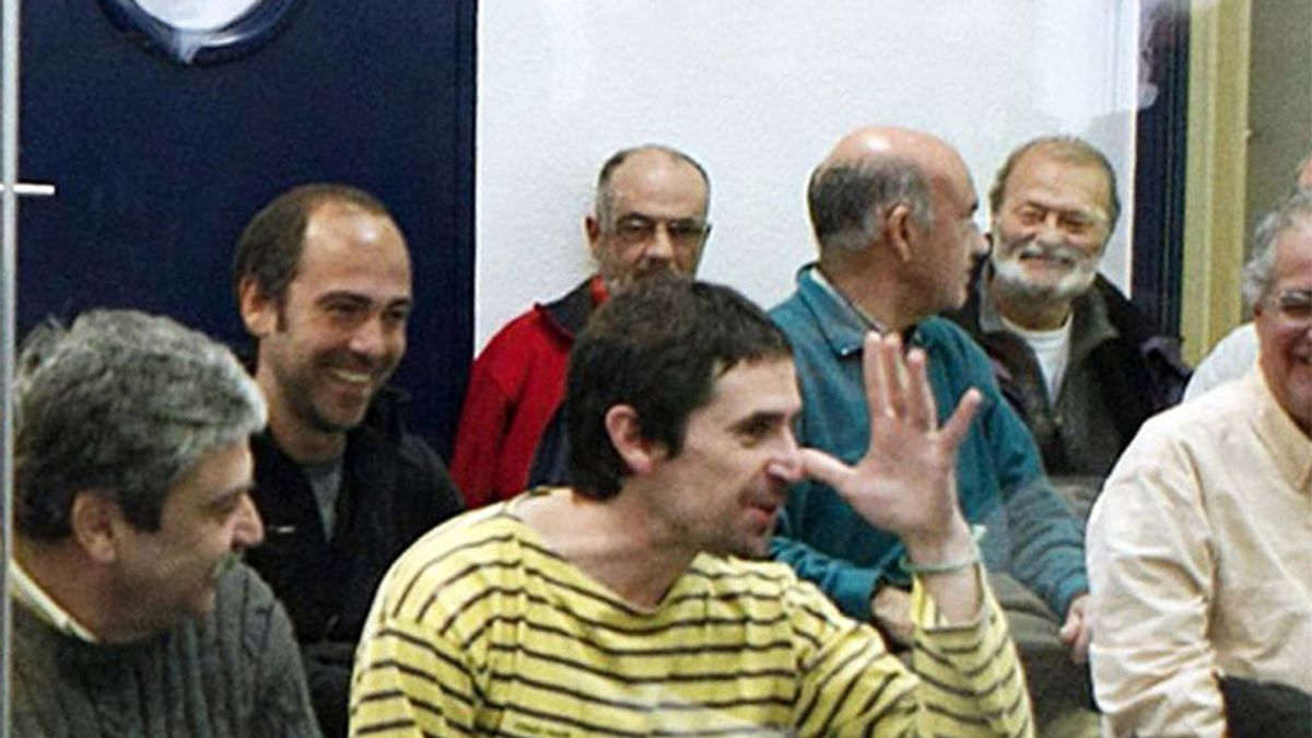 Miembros del entorno de ETA durante el juicio