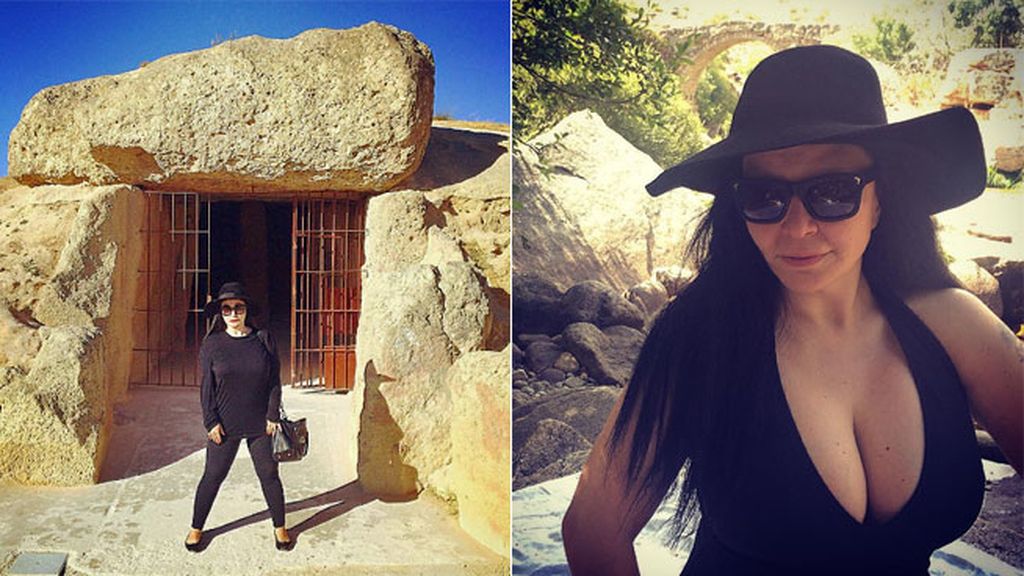 Alaska y su "domingo megalítico" en los dólmenes antequeranos