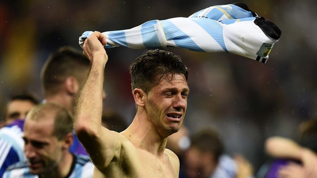 Demichelis no pudo reprimir las lágrimas