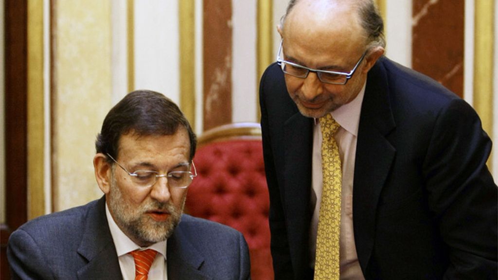 Mariano Rajoy y Cristóbal Montoro