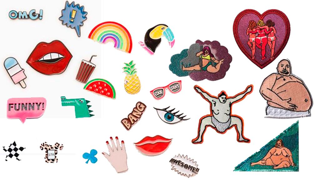 parches y pins