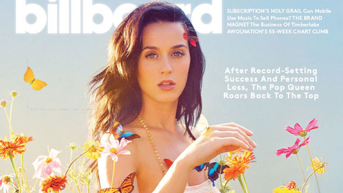 Katy Perry en la portada de Billboard