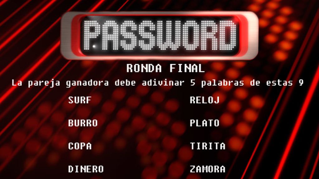 Juego de Password 1
