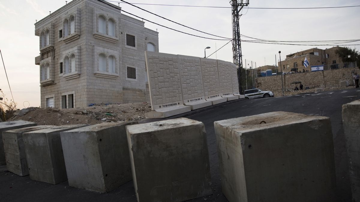 Israel empieza a construir un muro en Jerusalén Este