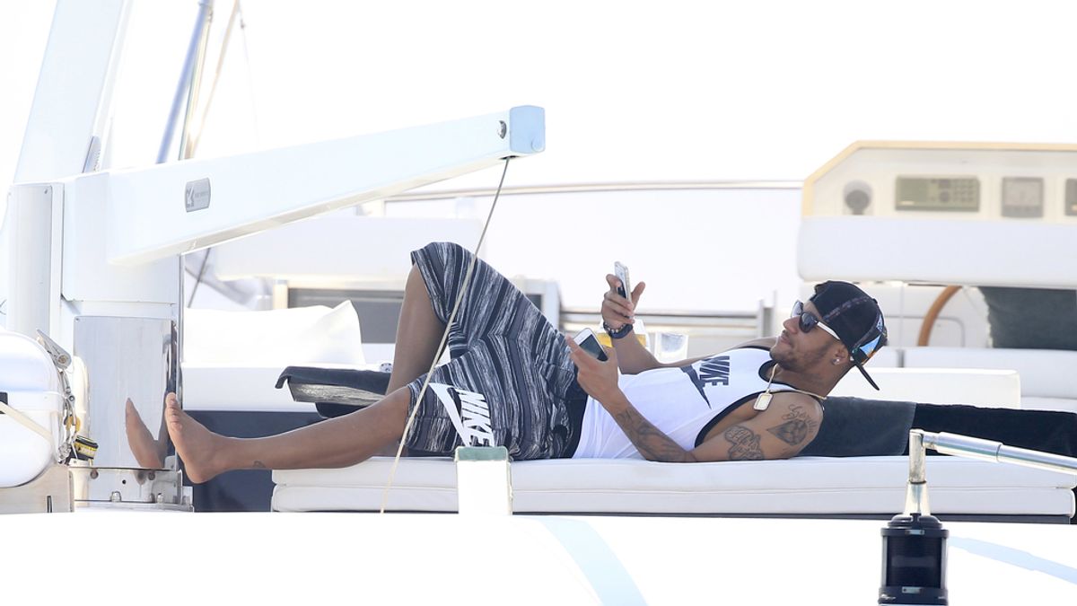 Neymar, vacaciones en Ibiza