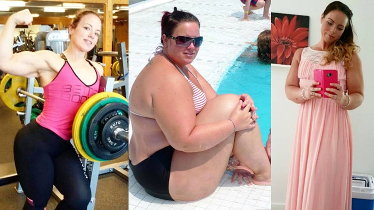 Una mujer obesa pierde 80 kilos y acaba casándose con su entrenador personal