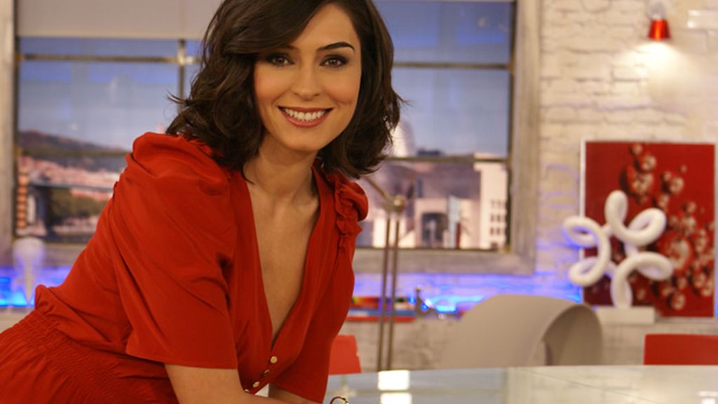 Marta Fernández en el nuevo plató de Las mañanas de Cuatro