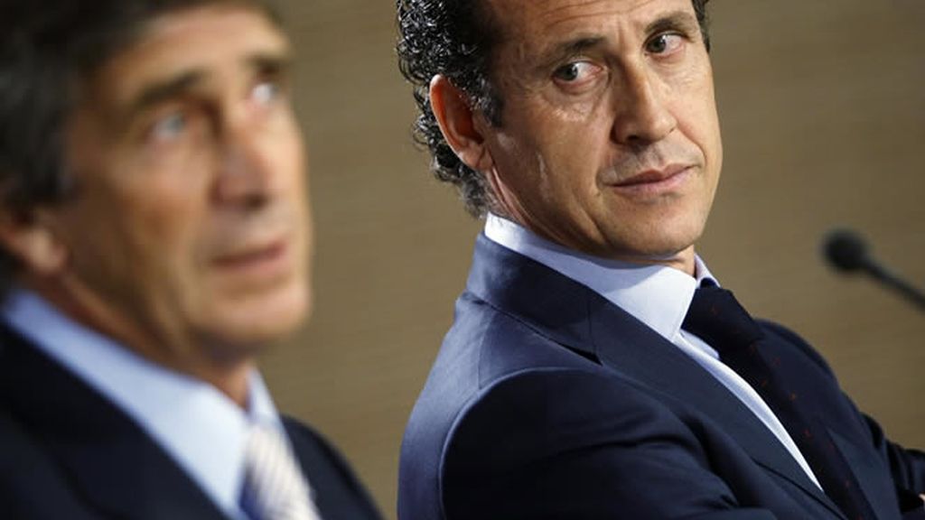 Jorge Valdano y Manuel Pellegrini Jorge Valdano y Manuel Pellegrini