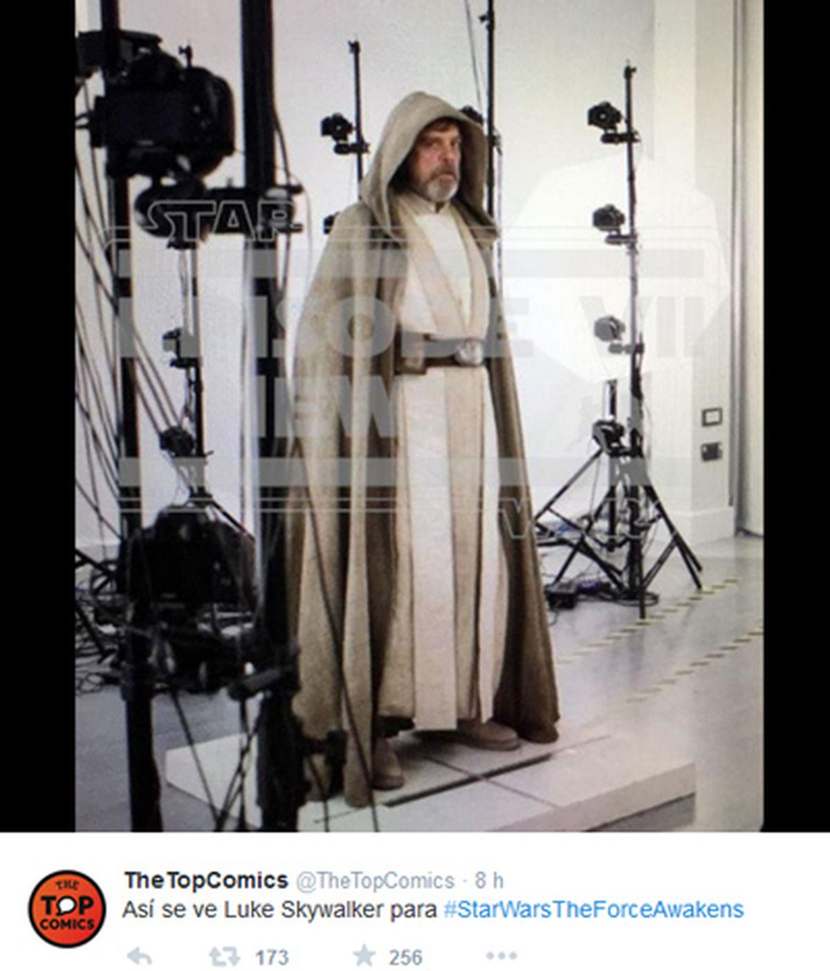 Primera imagen de Luke Skywalker en ‘Star Wars’