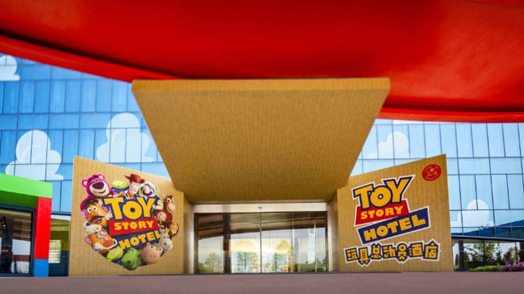 Es el resort de Toy Story en Disneyland Shanghai