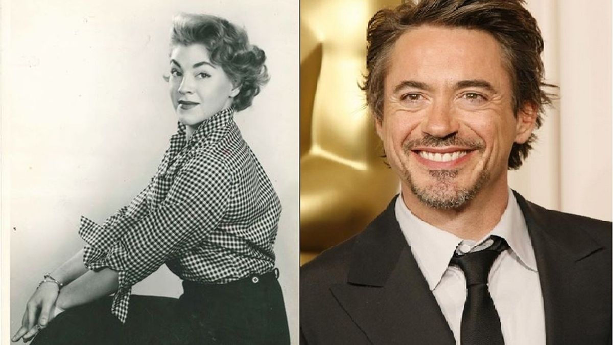 Robert Downey y su madre