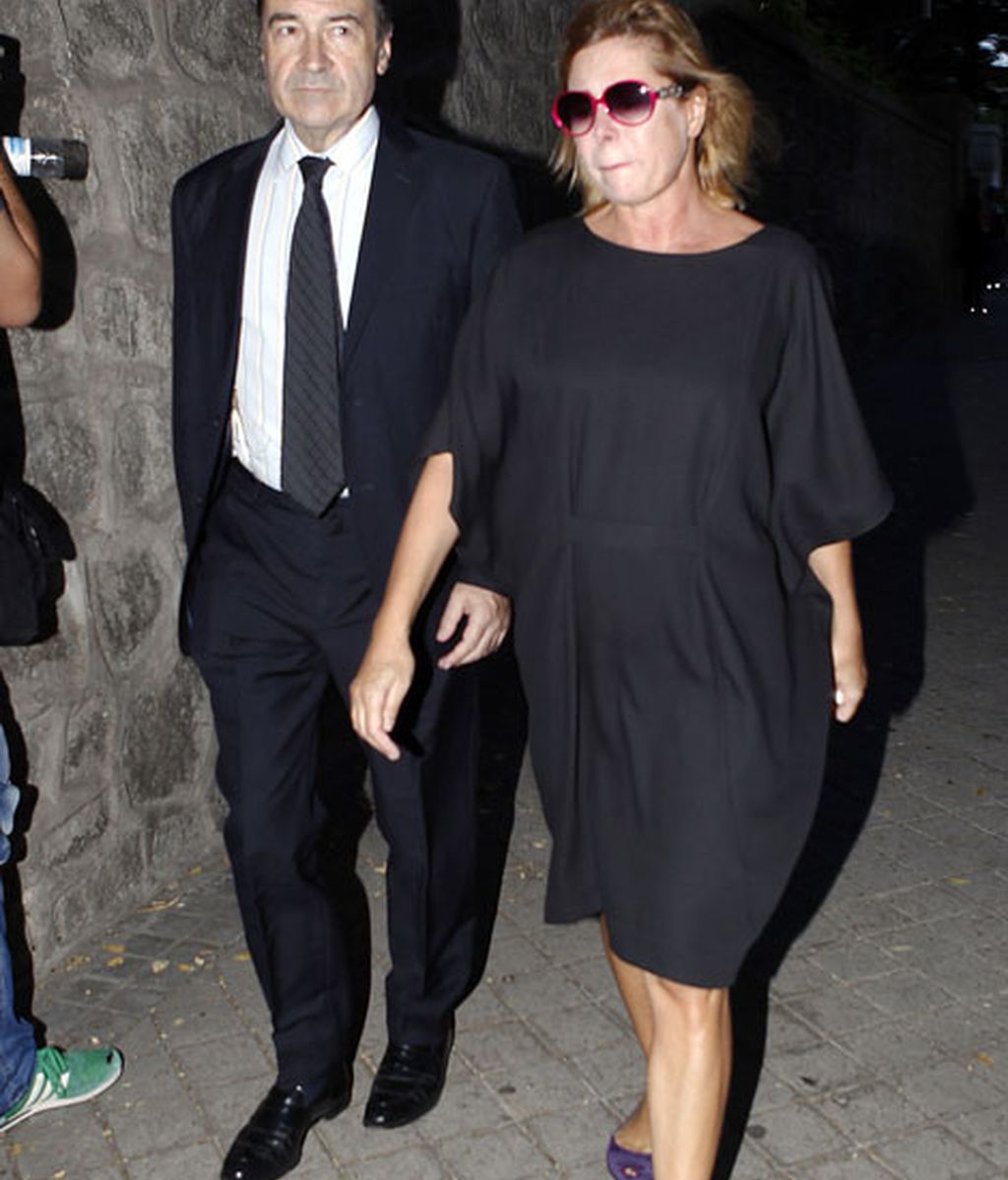 Pedro J Ramírez y Ágatha Ruíz de la Prada estuvieron en la despedida