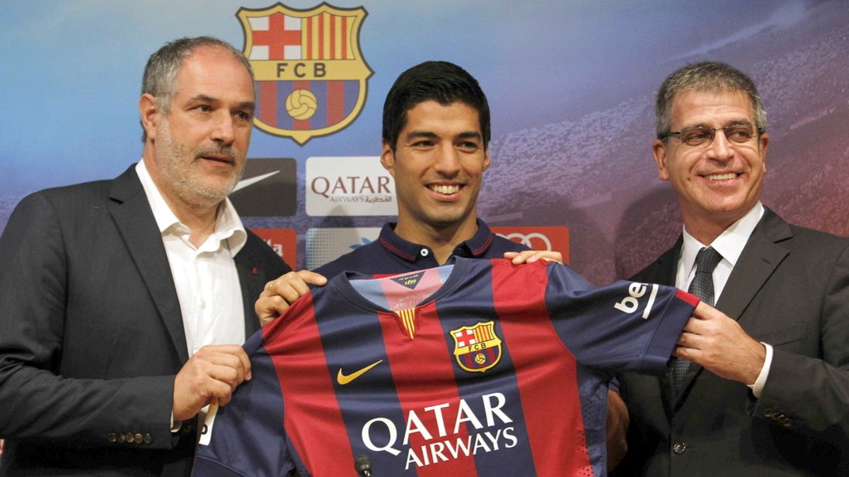 Presentación oficial de Luis Suárez