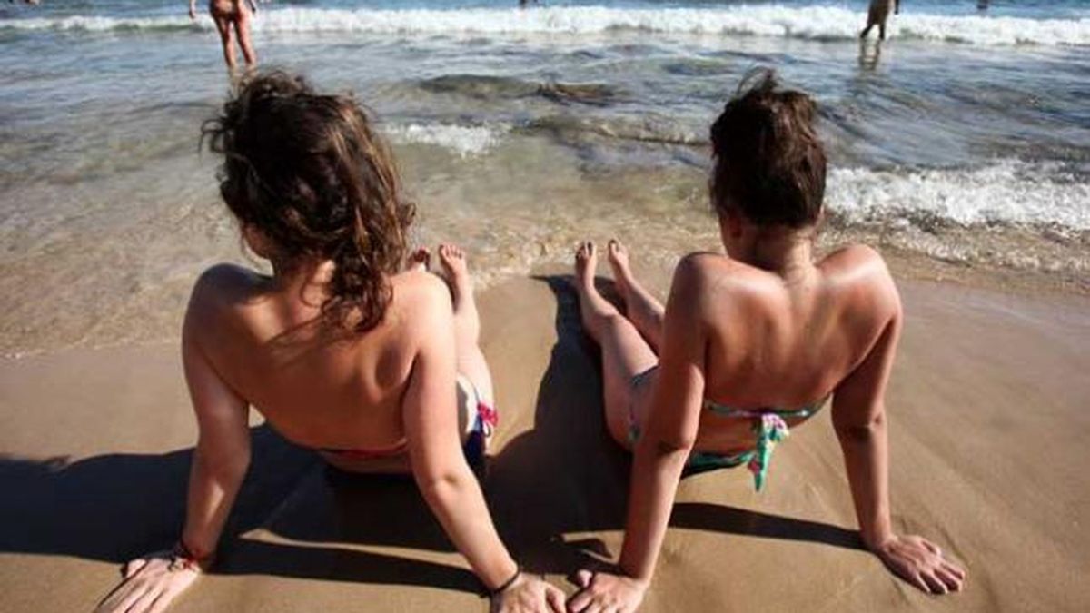 Chicas en la playa