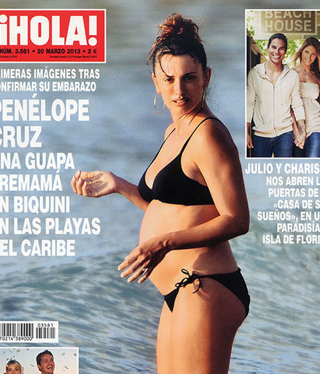 Penélope Cruz, primeras imágenes de su embarazada