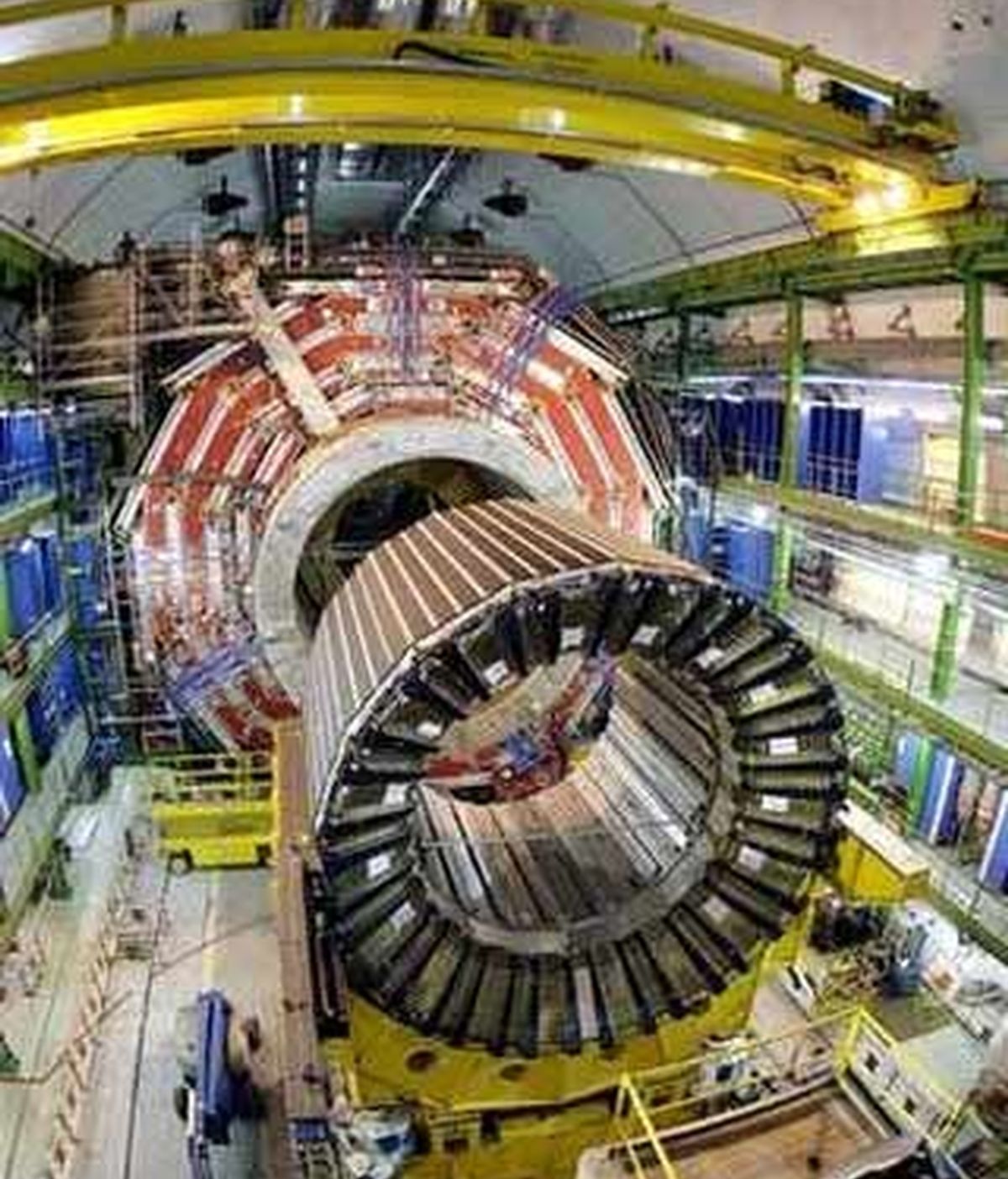 Vista del Gran Colisionador de Hadrones, la mayor máquina supercondutora del mundo. Foto: EFE