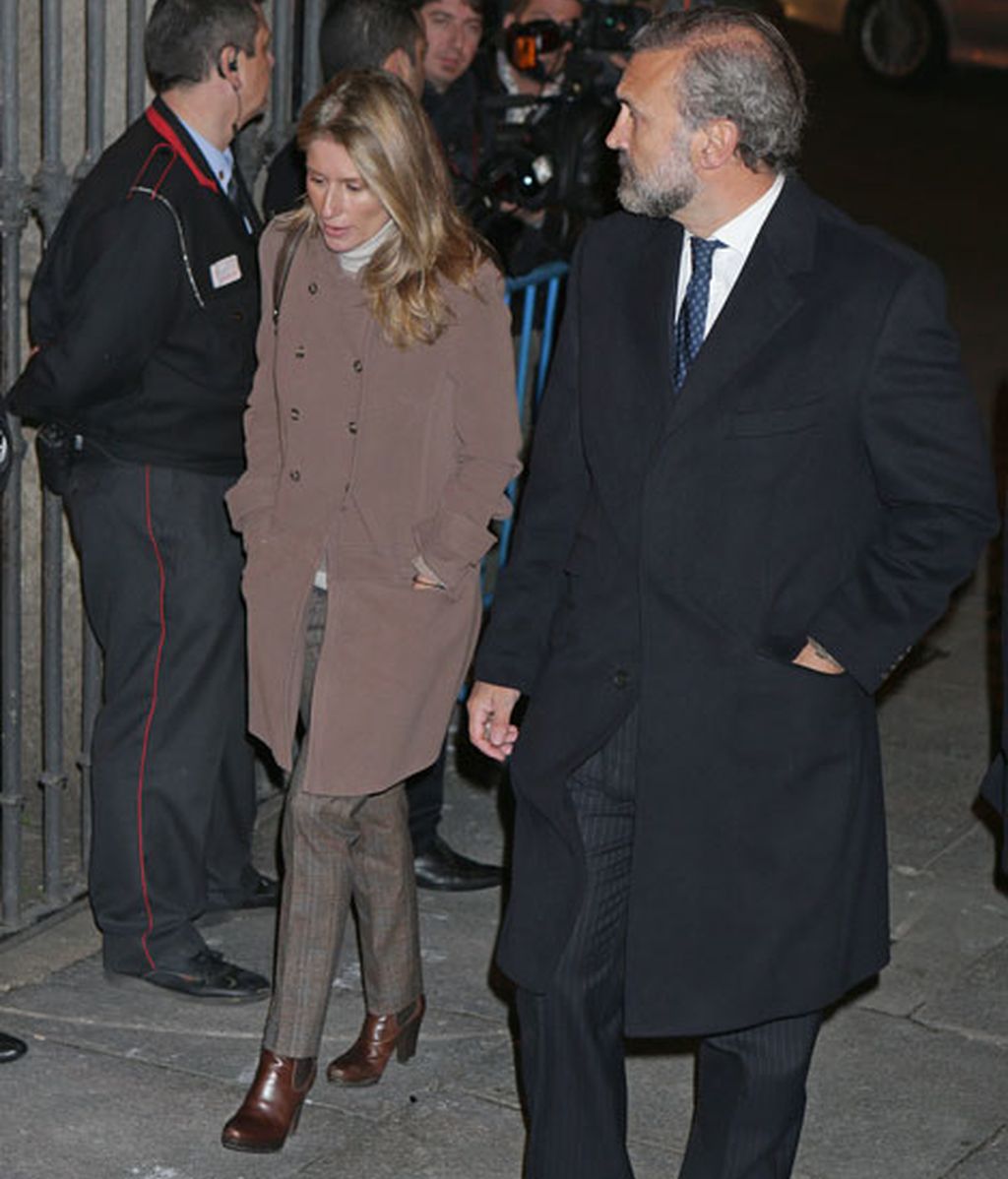 María Chávarri junto a su pareja Javier Soto