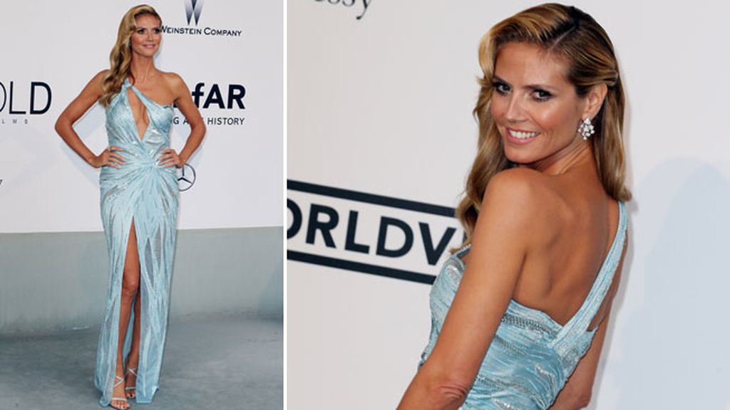 Heidi Klum llevó un Versace